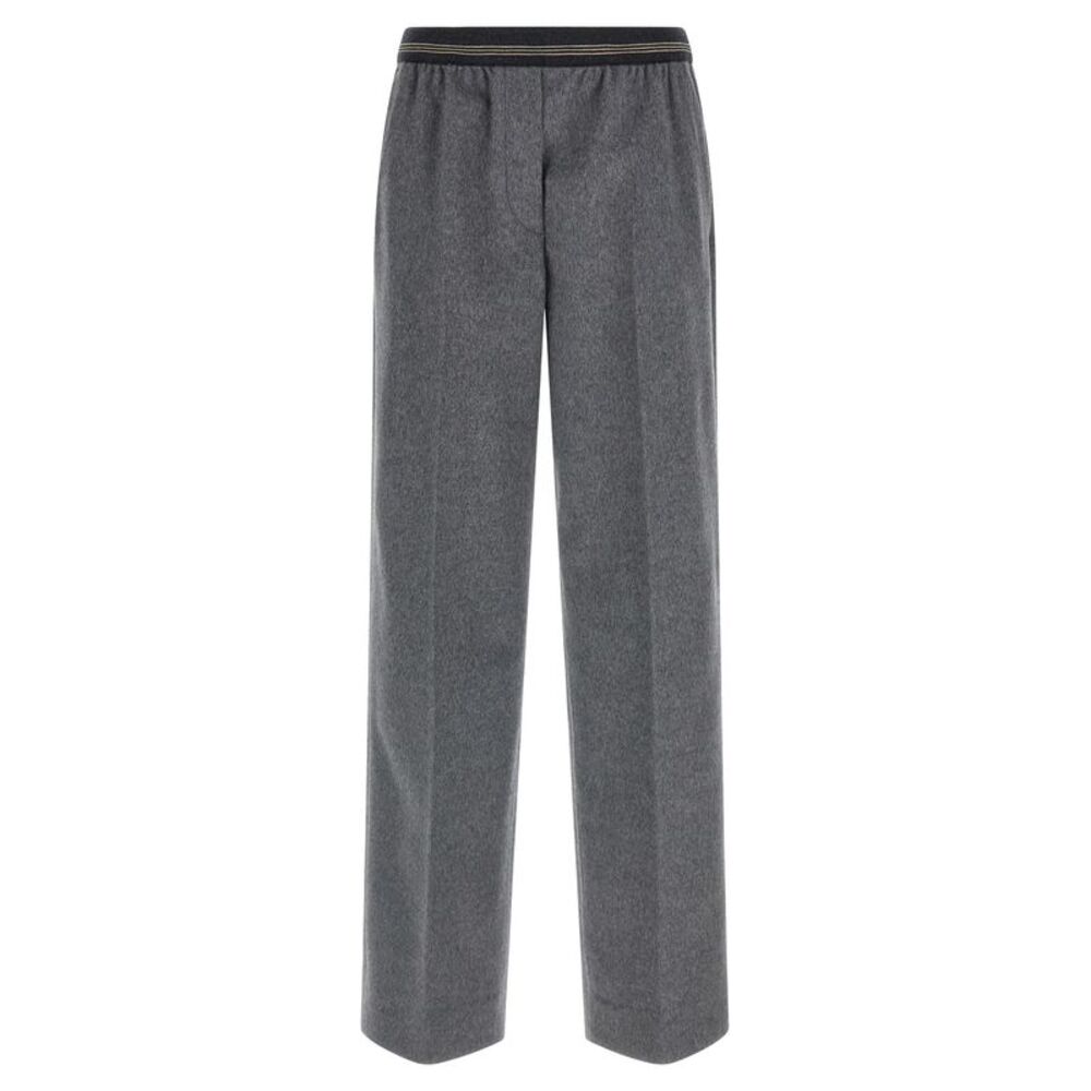 Miu Miu Women Velour Wool Pants